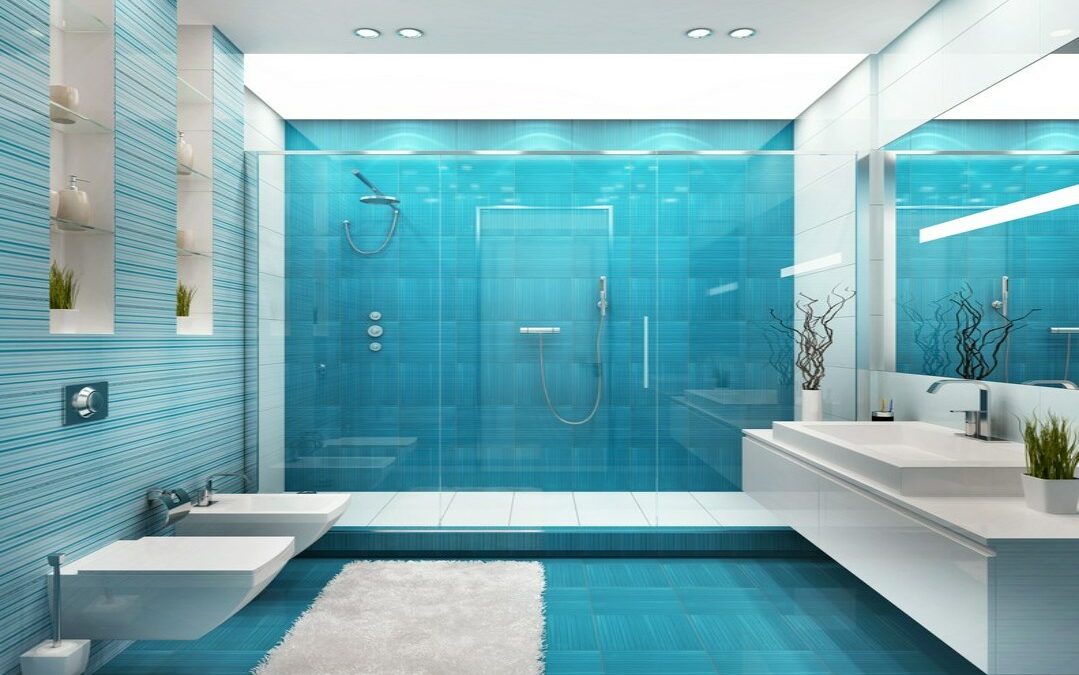 panele szklane pod prysznicem